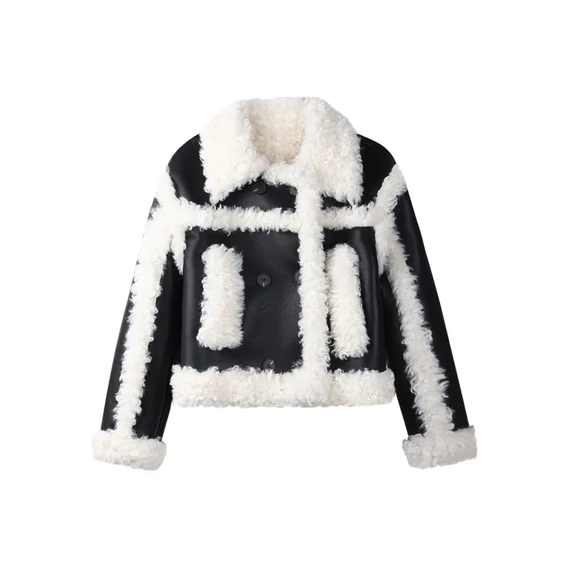 THE SEA LIFE Cropped Coat Women's Black Mage-0