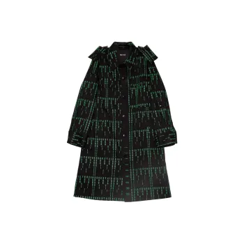 Hood By Air Trench Coats Women's Black