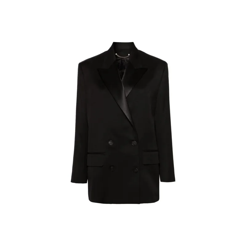 Golden Goose Peak Lapels Double Breasted Tailored Blazer-0
