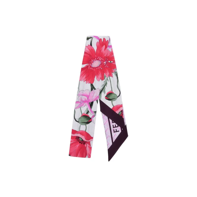 FERRAGAMO Silk Scarves Women's Pink-1