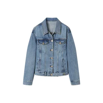 GREEN BELT Denim Jacket Women's Blue