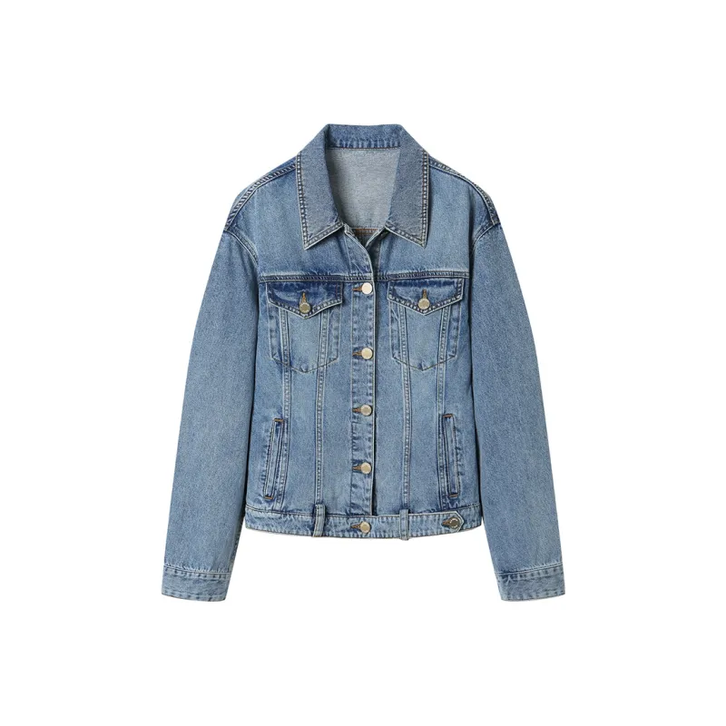 GREEN BELT Denim Jacket Women's Blue-0