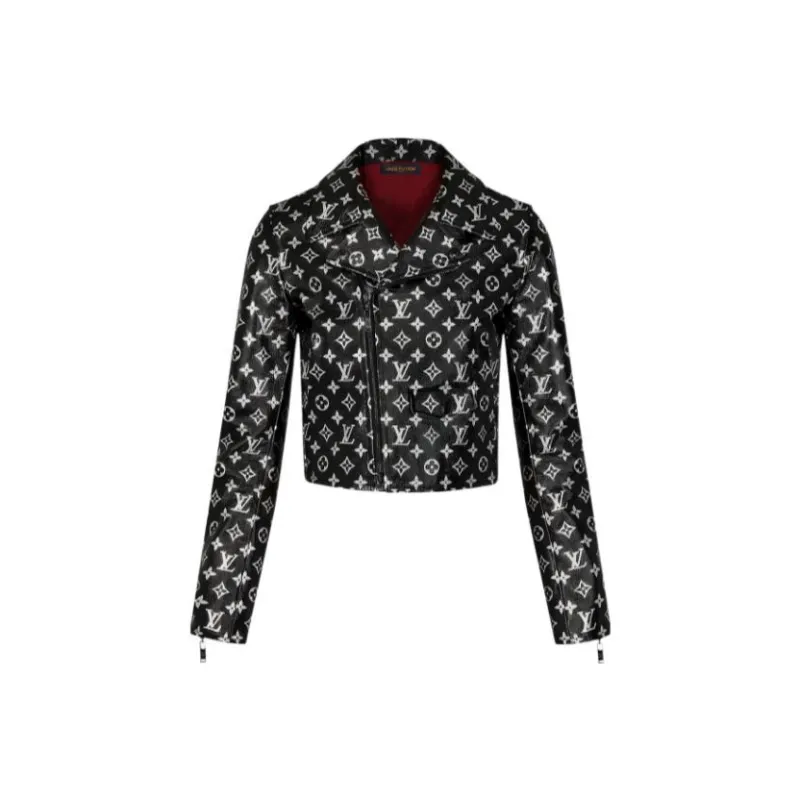LOUIS VUITTON 10's Monogram Biker Jacket-0