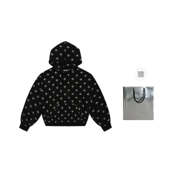 SMFK Sweatshirt Unisex Black Floral Garden