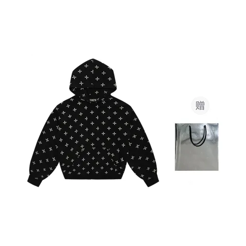 SMFK Sweatshirt Unisex Black Floral Garden