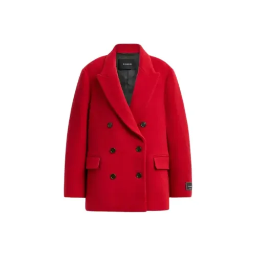 COACH Coats Women's Red