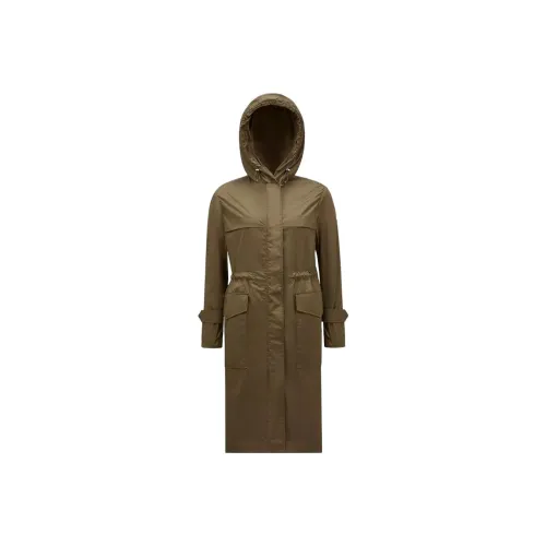 Moncler Coats Women's Green