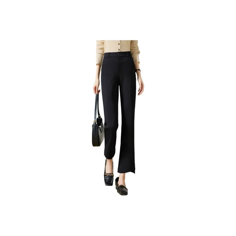 She Enjoys Casual Pants Women's Black-0