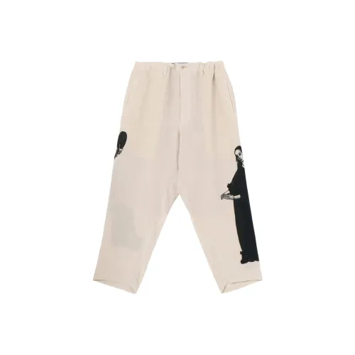 Yohji Yamamoto U-Lady Print Tapered Trousers