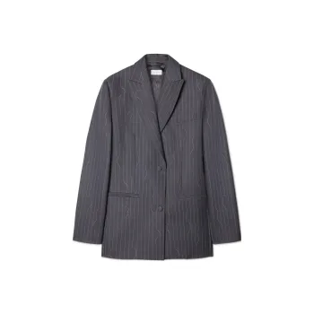 OFF-WHITE Pinstripe-pattern Blazer