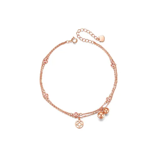 Fu Ru Ji 925 Sterling Silver Anklets Women's
