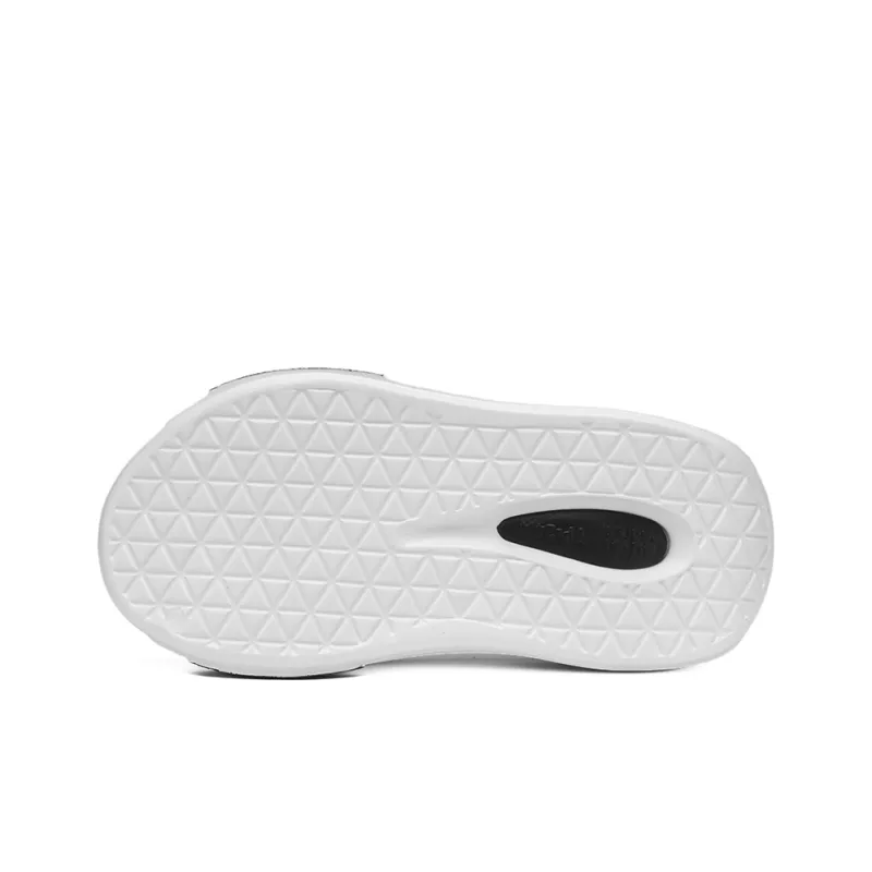 Binary EVA Quick Dry Slip Resistant Slide Slippers Unisex White Black-2