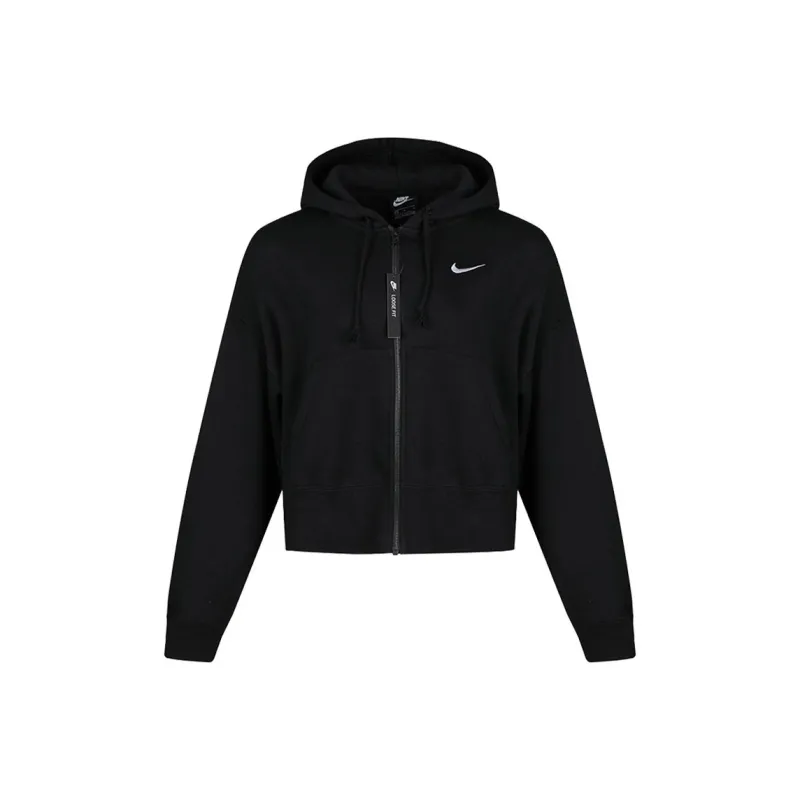 Nike Cropped Coats Women's Black-0