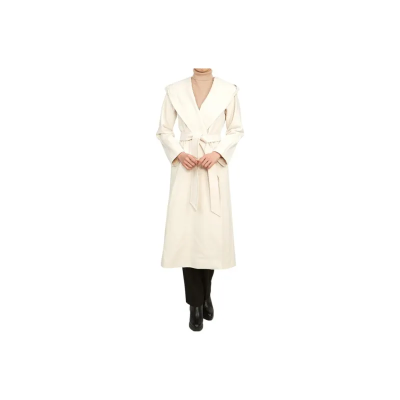 MaxMara Coats Women's Ecru-0