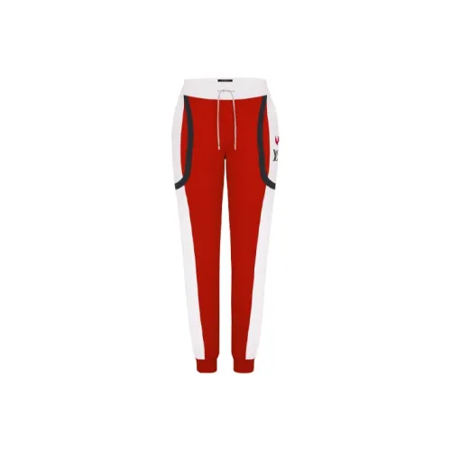 LOUIS VUITTON New Quarterly Products Of LV Knitted Sweatpants Women's Red