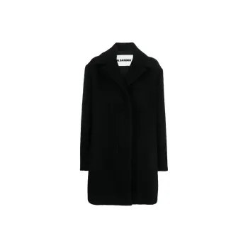 JIL SANDER Single-breasted Wool-blend Coat