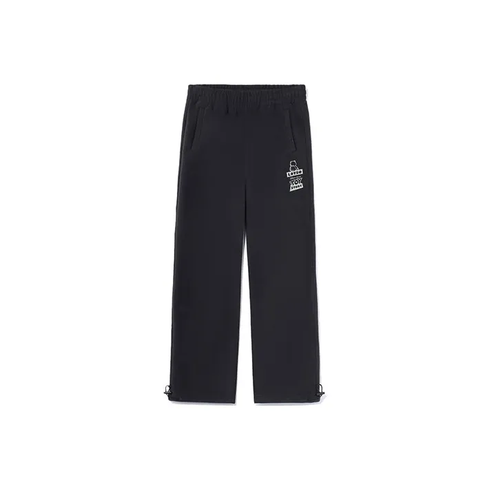 LiNing x Disney Knitted Sports Pants Women's Black-0