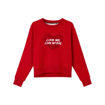 Oudifu Sweatshirts Women's Red
