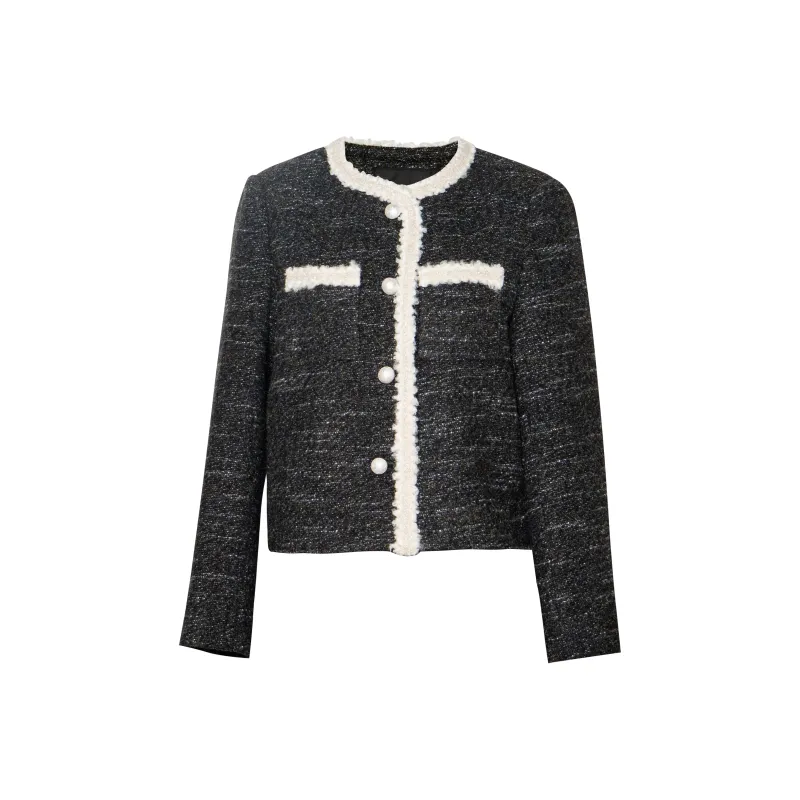 ROEYSHOUSE Cropped Coats Women's Multicolor-0
