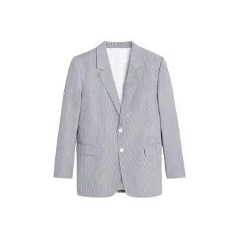 CELINE Jude Jacket In Striped Cotton