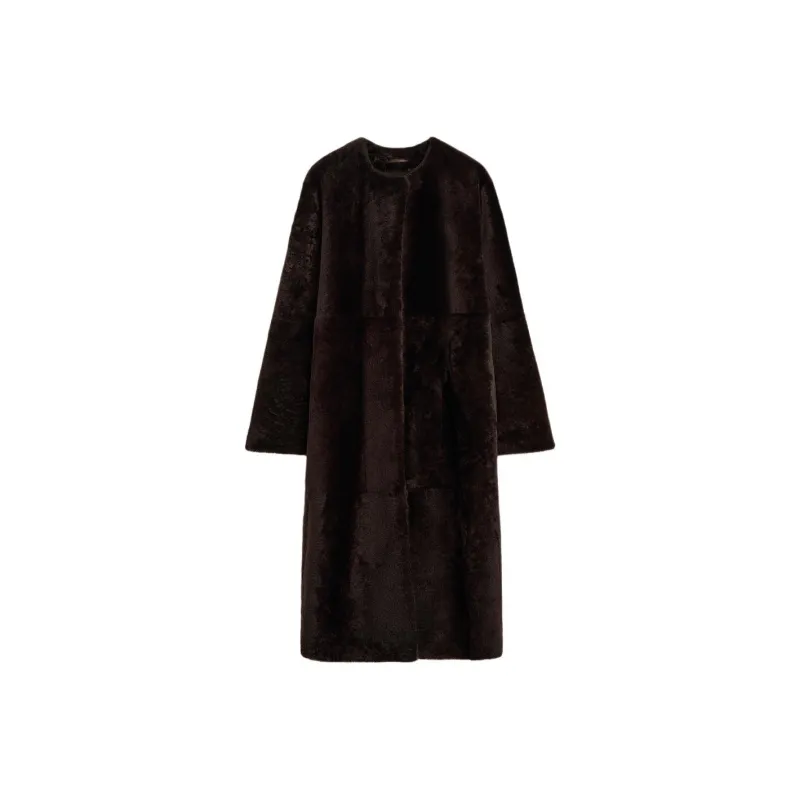 TOTEME Soft Shearling Coat-0