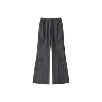 UNRETRO Casual Pants Women's Dark Gray