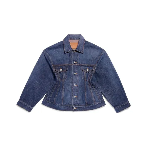Balenciaga Hourglass Jacket 'Dark Indigo/Madder'