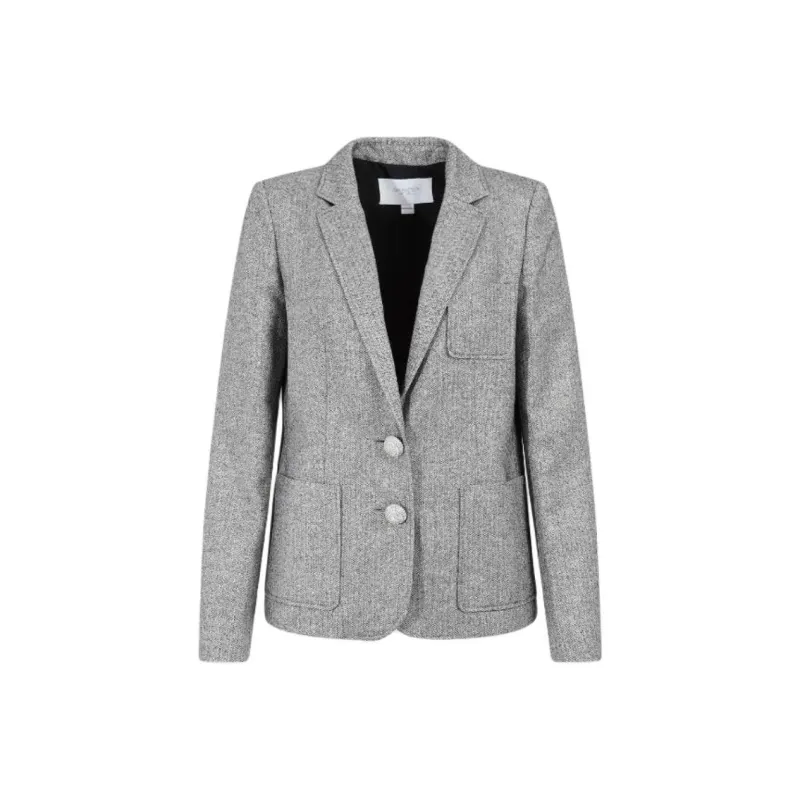 GIAMBATTISTA VALLI Business Suits Coats Women's Black-0