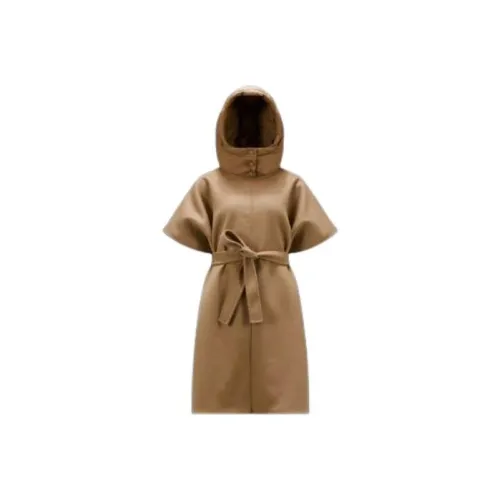Moncler Coats Women's Brown