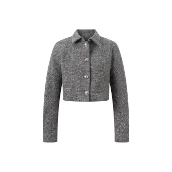 AVENEMENT Cropped Coats Women's