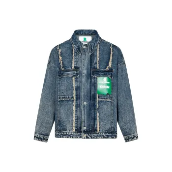 PLUSONEONE+ Denim Jacket Women's Dark Cyan