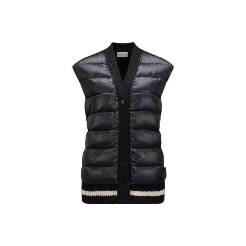 Moncler Vests Women's Black-0