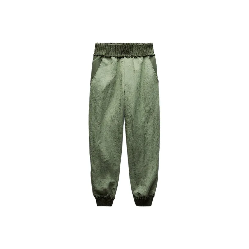 ZARA Casual Pants Women's Khaki-0
