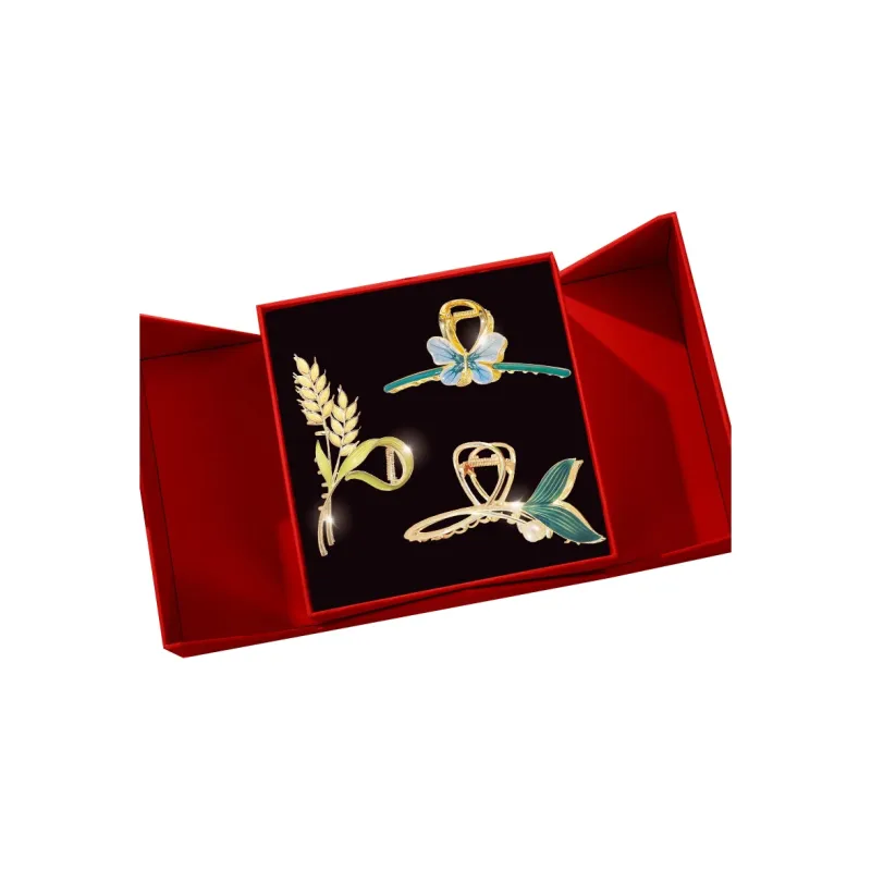 Enchanting Cat Alloy Hair Clips Women's-13