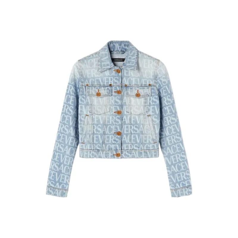 VERSACE Denim Jacket 'Light Blue'-0