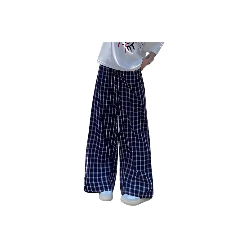 ZNZX Casual Pants Women's Navy Blue-0
