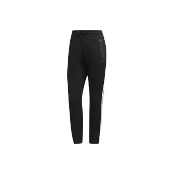 Adidas Knitted Sports Pants Women's Black White