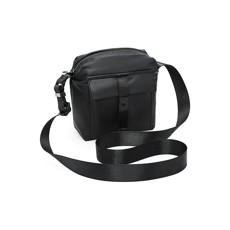 Old Man's Head Synthetic Leather Shoulder Bag, Crossbody Bag Regular Men's Black-6