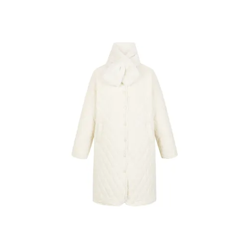 UPNANAWANG Puffer Jacket Women's Ecru