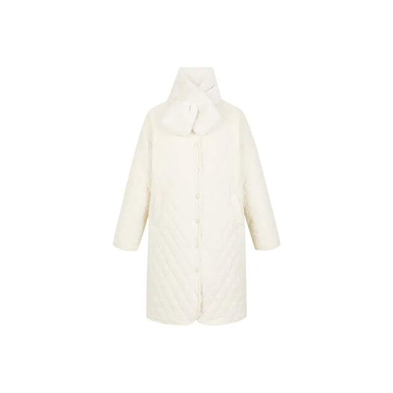 UPNANAWANG Puffer Jacket Women's Ecru-0