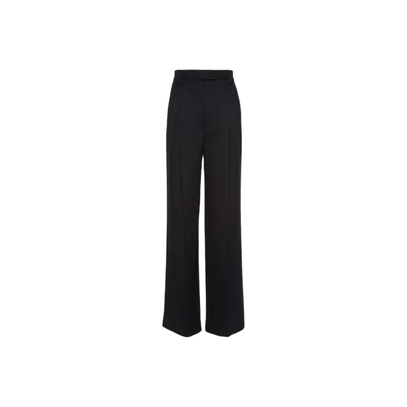 PRADA Pleated Tapered Leg Trousers-0