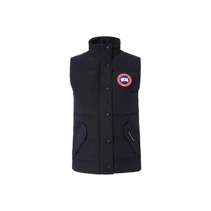 Canada Goose Vest Women's Navy Blue-0