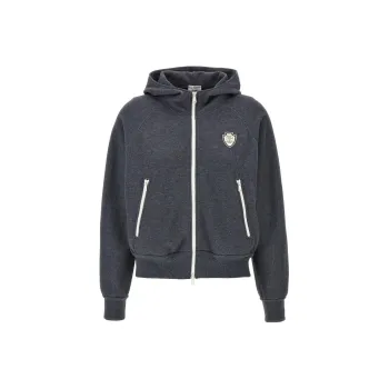 Brunello Cucinelli Logo Patch Hoodie