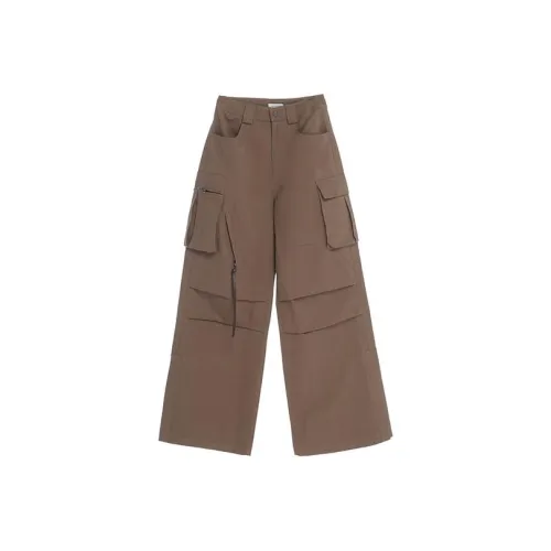 Fax Copy Express Casual Pants Women's Brown