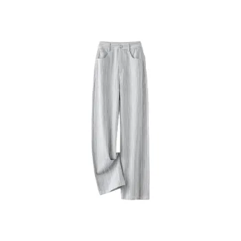 IHIMI Casual Pants Women's Soft Matte Blue