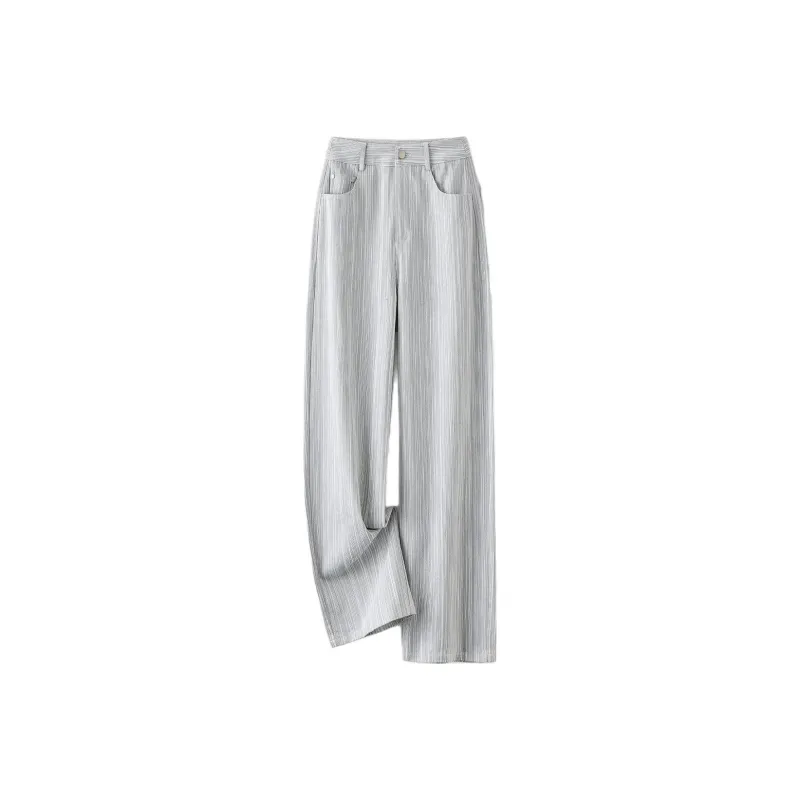 IHIMI Casual Pants Women's Soft Matte Blue-0