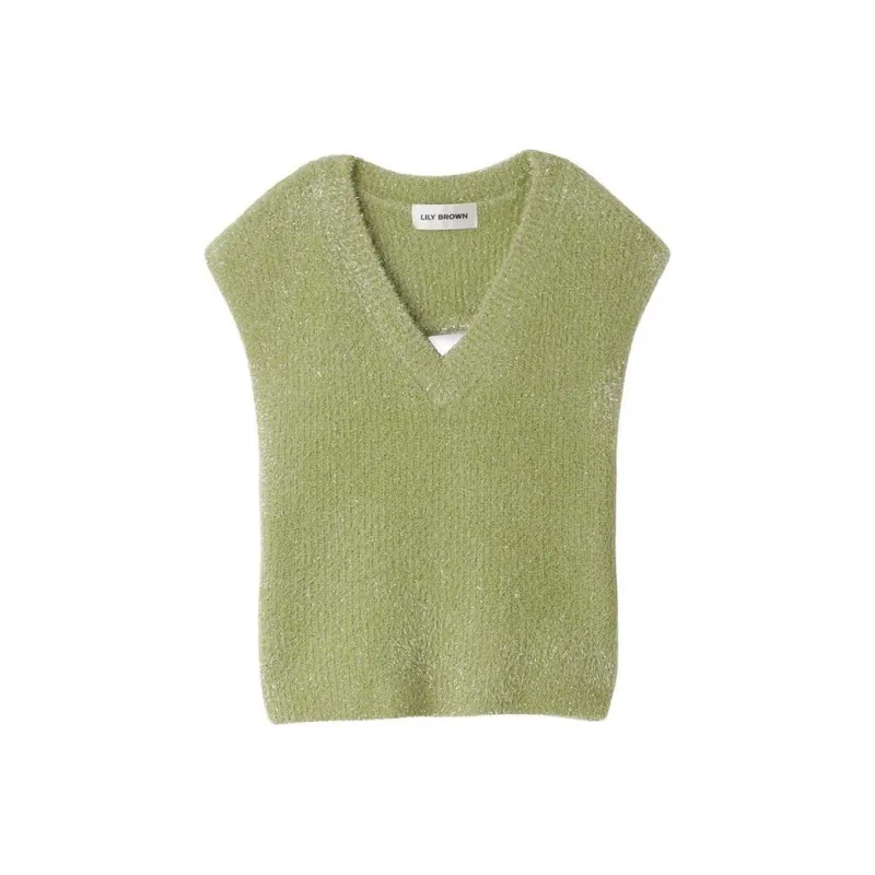 Lily Brown Vests Women's-0