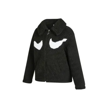 Nike Swoosh Women'ss Full Zip Jacket Asia Sizing Black/White