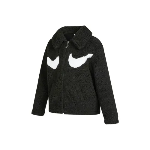 Nike Swoosh Women'ss Full Zip Jacket Asia Sizing Black/White