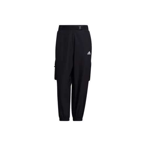 Adidas Knitted Sports Pants Women's Black